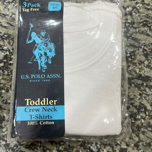 Boys undershirt crew neck t-shirt tagless. Package of 3